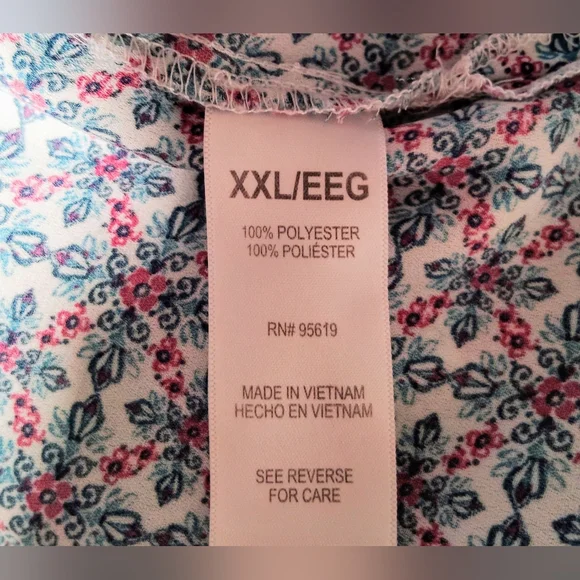 Fever Layered Blouse Sz- XXL - Picture 4 of 5